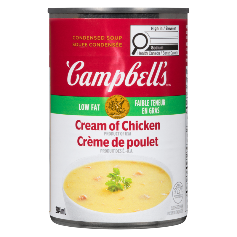 Cream of Chicken Soup, Low Fat