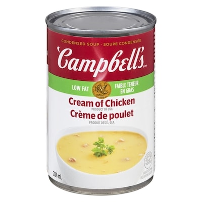 Campbell’s Crème de poulet faible en gras 284 ml, 0,70 $/100ml
