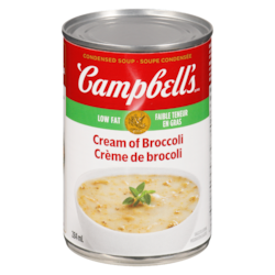 Campbell’s Crème de brocoli 284 ml, 1,05 $/100ml