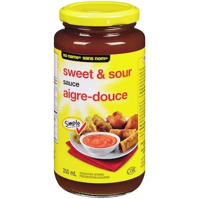 No Name Sweet and Sour Sauce 350 ml, $0.71/100ml