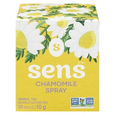S Sens Camomile Spray Herbal Tea 10 Sealed Bags 10 ea, $0.30/1ea