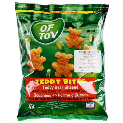 Of Tov Kosher Teddy Bites Chicken Breast Nuggets 907 g, $34.72/1kg $3.47/100g