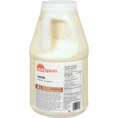 Sunspun Vinaigrette ranch 4 l, 0,65 $/100ml