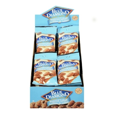 Blue Diamond Almonds, Lightly Salted 18x23.0 g, $3.86/100g