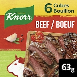Knorr Boeuf 6 Cubes Bouillon 63 g, 4,75 $/100g