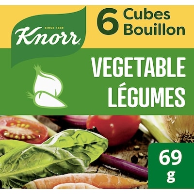 Knorr Cubes de Bouillon Légumes  69 g, 4,33 $/100g