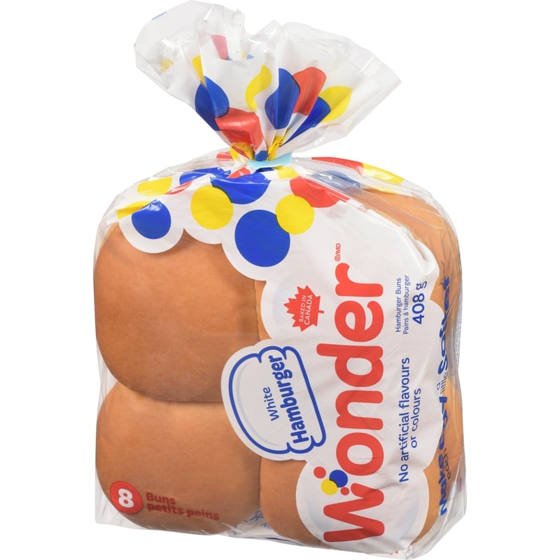 White Hamburger Buns 8pk