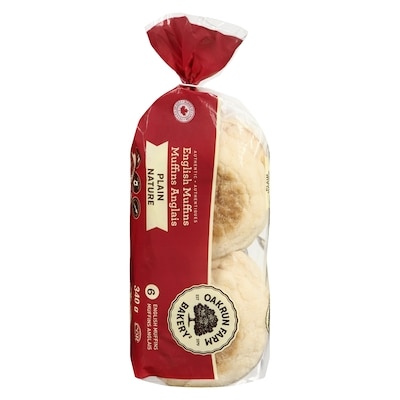 Oakrun English Muffins 340 g, $0.82/100g