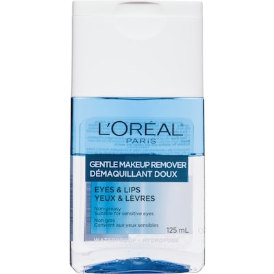 L’Oréal Démaquillant hydrofuge doux pour yeux et lèvres 125 ml, 9,99 $/100ml