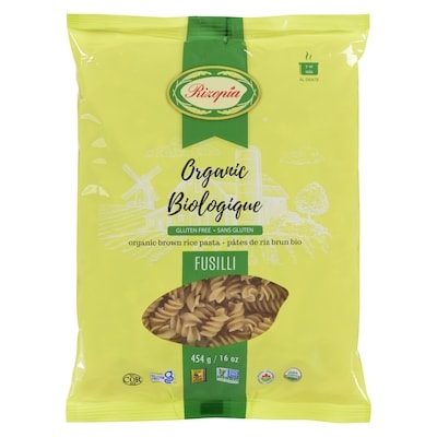 Rizopia Organic Brown Rice Fusilli 454 g, $0.66/100g