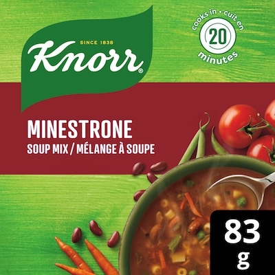 Knorr Mélange à Soupe Minestrone avec des tomates cultivées de façon durable 83 g, 3,36 $/100g