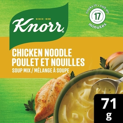 Knorr Mélange à Soupe Poulet et Nouilles 71 g, 3,93 $/100g