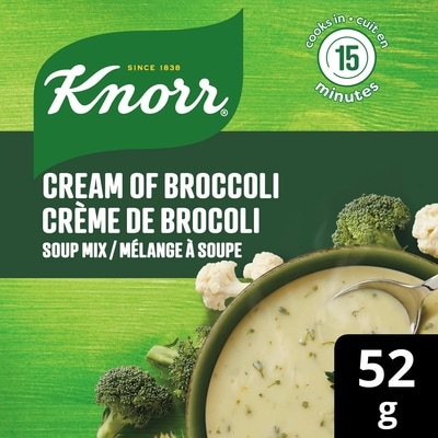 Knorr Mélange à Soupe Crème de Brocoli  52 g, 4,79 $/100g