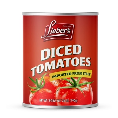 Liebers Tomatoes, Peeled Diced 790 g, $1.14/100g