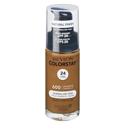 Revlon ColorStay Liquid Foundation, Normal/Dry Skin, Cinnamon 30 ml, $20.99/1ea