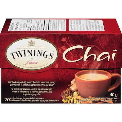 Twinings 20ct Chai 20 ea, $0.20/1ea