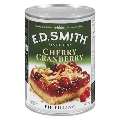 ED Smith Pie Filling,  Cherry Cranberry 540 ml, $1.20/100ml