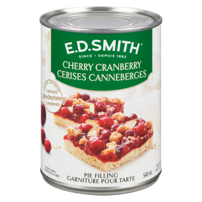 E.D. Smith Garniture pour tarte aux cerises et aux canneberges 540 ml, 1,11 $/100ml