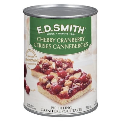 E.D. Smith Garniture pour tarte aux cerises et aux canneberges 540 ml, 1,11 $/100ml