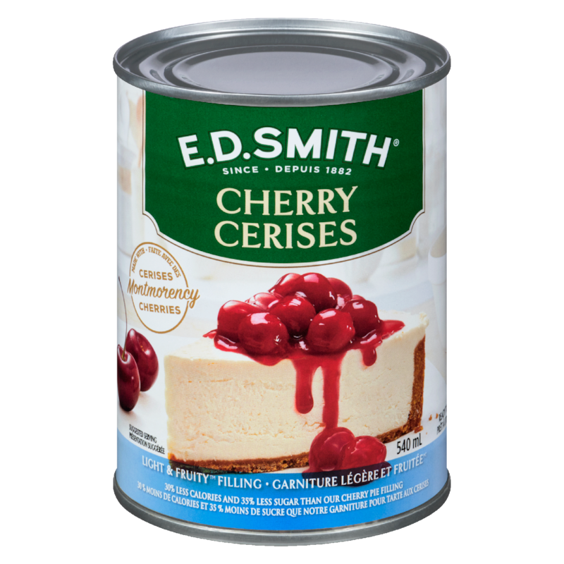 E.D. Smith Garniture pour tarte  la cerise lgre et fruite - 540 ml |  Maxi