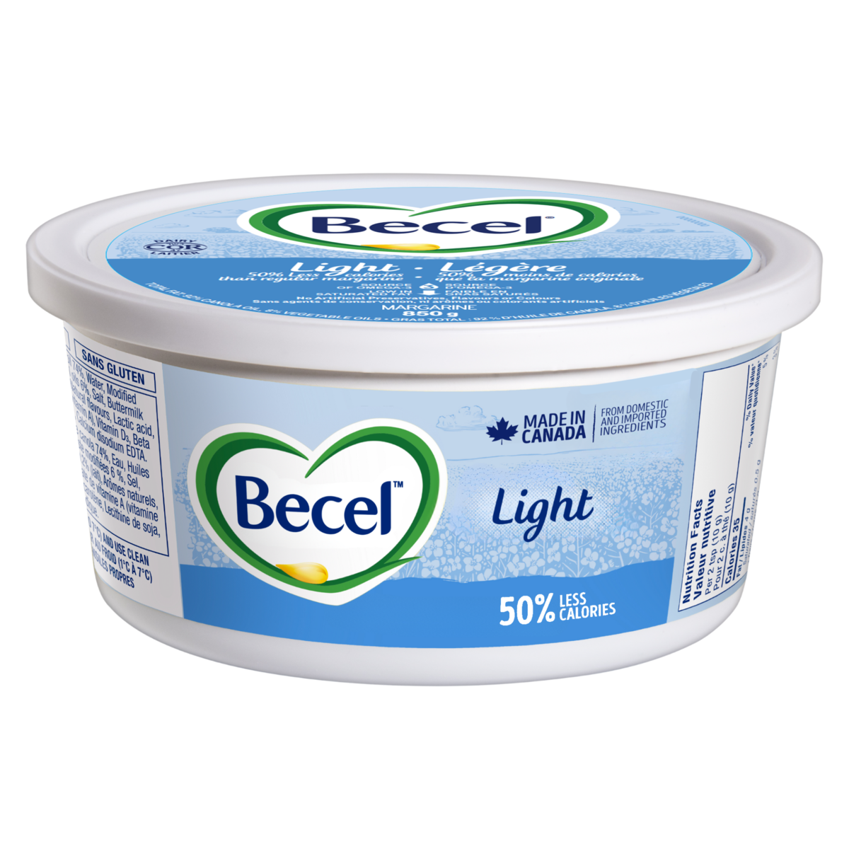 Becel Calorie-Reduced Margarine Light 850 g, $1.12/100g