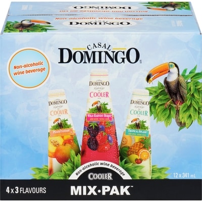 Casal Domingo Domingo Mixed Flavours Non-Alcoholic, Club Pack  12x341.0 ml, $0.42/100ml