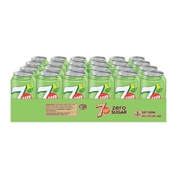 7Up Zero Sugar Lemon Lime Soft Drink 24x355.0 ml, $0.15/100ml