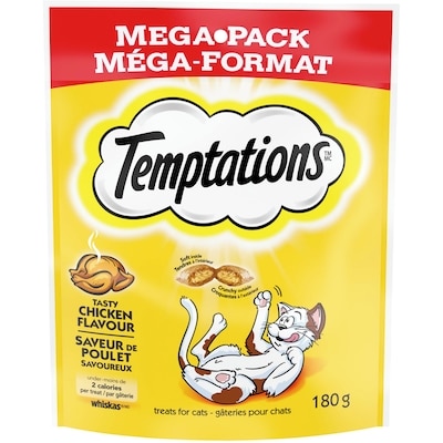 Temptations Tasty Chicken Flavour Adult Cat Treats 180 g, $1.94/100g