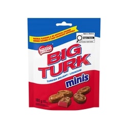 Nestlé Big Turk Minis, Sac Refermable 180 g, 3,33 $/100g