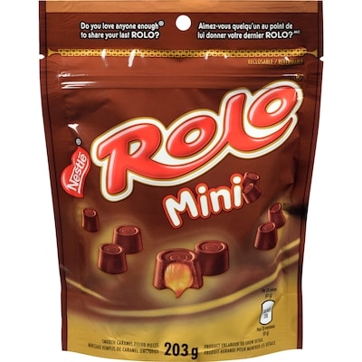 Nestlé Rolo Mini, Reclosable Pack 203 g, $3.10/100g