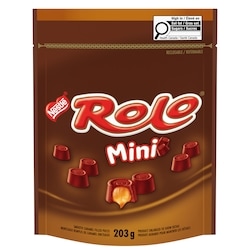 Nestlé Rolo Mini, morceaux remplis de caramel onctueux 203 g, 2,36 $/100g