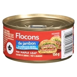 Maple Leaf Flocons de jambon, à teneur réduite en sel Maple Leaf 156 g, 1,92 $/100g