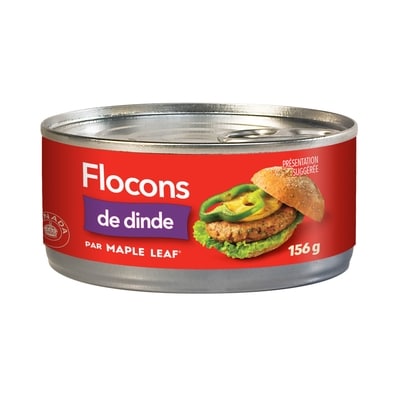 Maple Leaf Flocons de dinde Maple Leaf 156 g, 2,75 $/100g