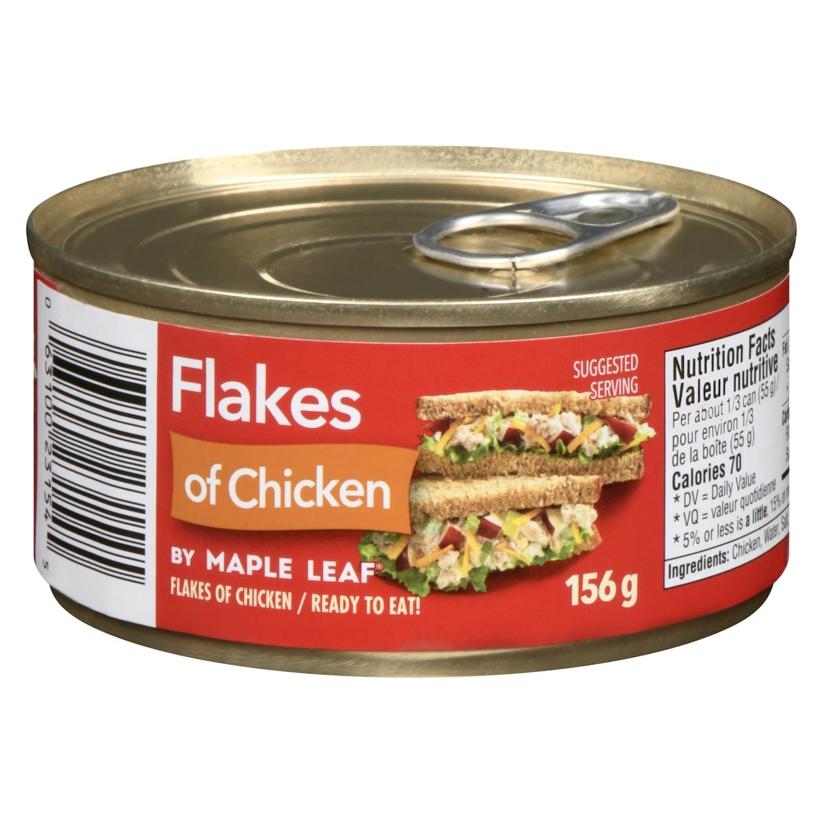 Maple Leaf Flakes of Chicken