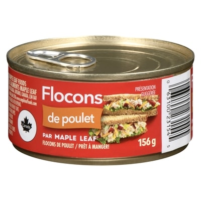 Maple Leaf Flocons de poulet de Maple Leaf 156 g, 2,75 $/100g