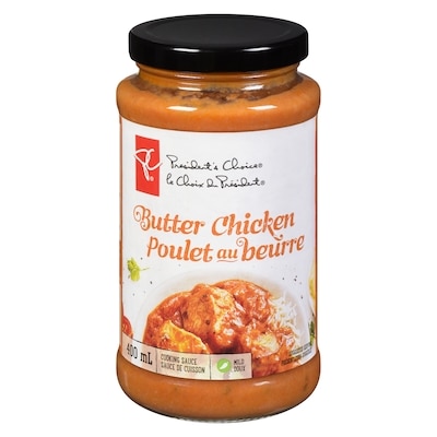 President's Choice Butter Chicken Cooking Sauce 400 ml, $1.25/100ml