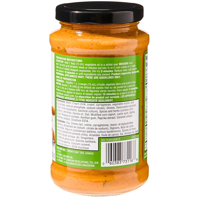 Korma Cooking Sauce