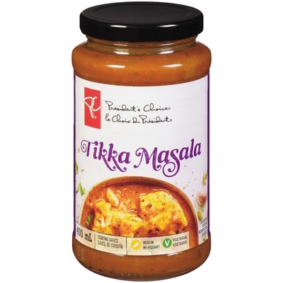 le Choix du Président Sauce de cuisson tikka masala 400 ml, 1,50 $/100ml