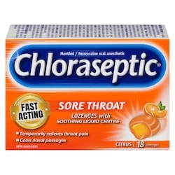 Sore Throat Lozenges, Citrus