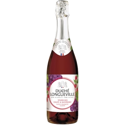 Duché De Longueville Jus pétillant framboise et raisin 750 ml, 0,93 $/100ml