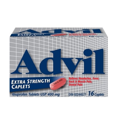 Advil Extra Strength Caplets 16 ea, $0.59/1ea