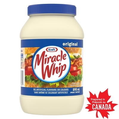 Kraft Original Spread 890 ml, $0.67/100ml