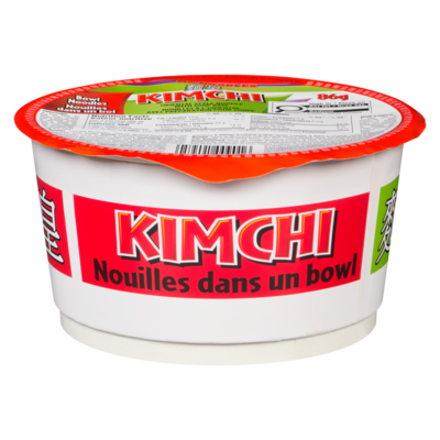 Mr Noodles Nouilles au kimchi dans un bol 86 g, 1,74 $/100g