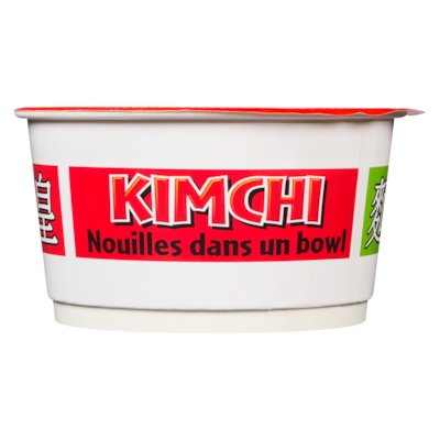 Nouilles au kimchi dans un bol