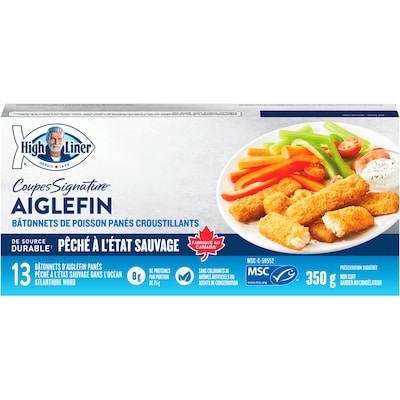 High Liner Coupes Signature Bâtonnets D'aiglefin 350 g, 2,43 $/100g