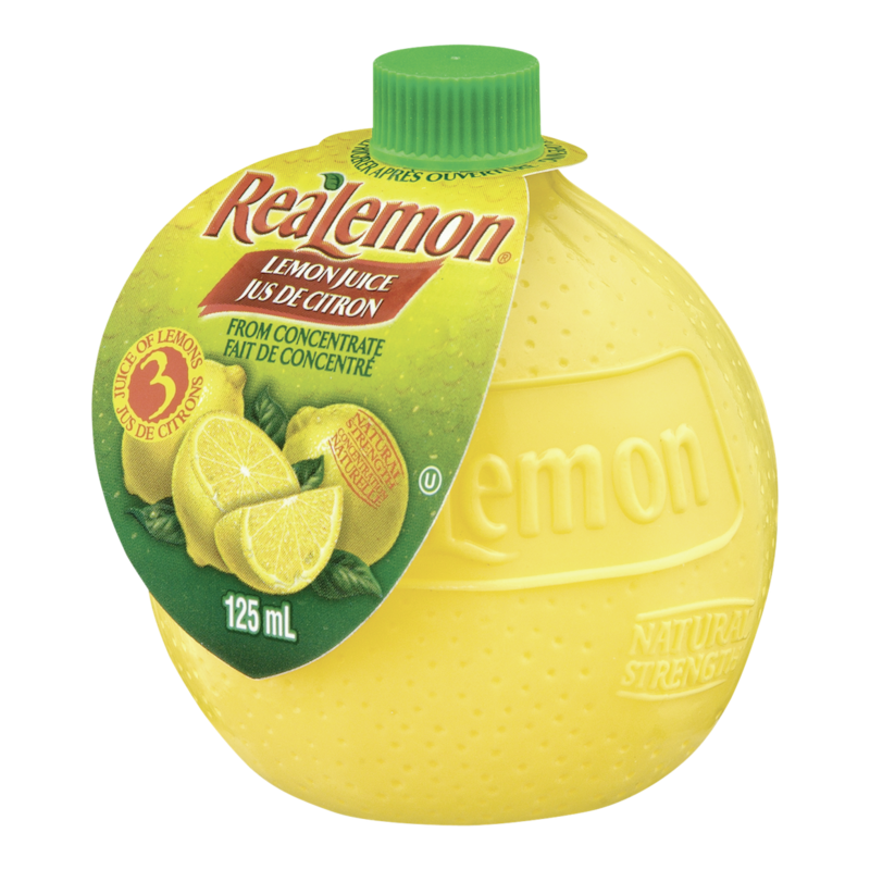 Real Lemon Single Strength Lemon Juice - 125 ml | Your Independent