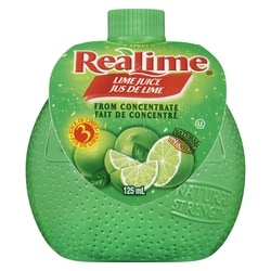 Real Lemon Realime Single Strength Lime Juice 125 ml, $1.19/100ml