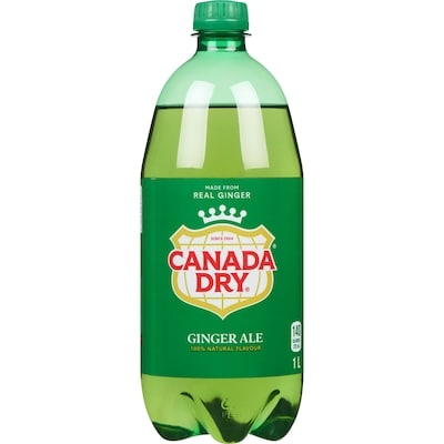 Canada Dry Ginger Ale, Bottle 1 l, $0.18/100ml