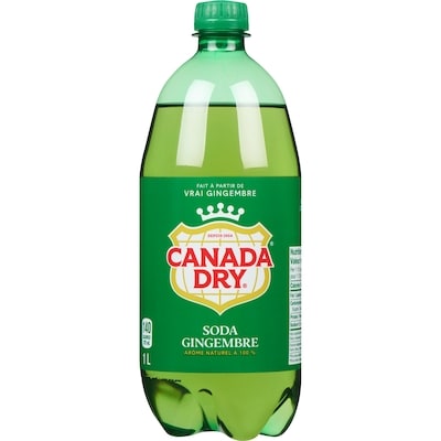 Canada Dry Soda gingembre, bouteille 1 l, 0,18 $/100ml