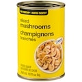 Champignons tranchés en conserve